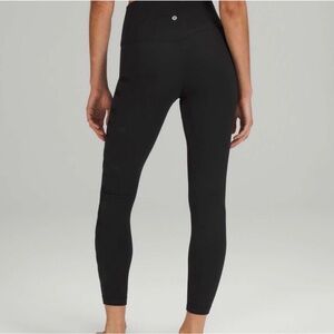 Lululemon Black High-Waisted Align Leggings 25” inseam size 6